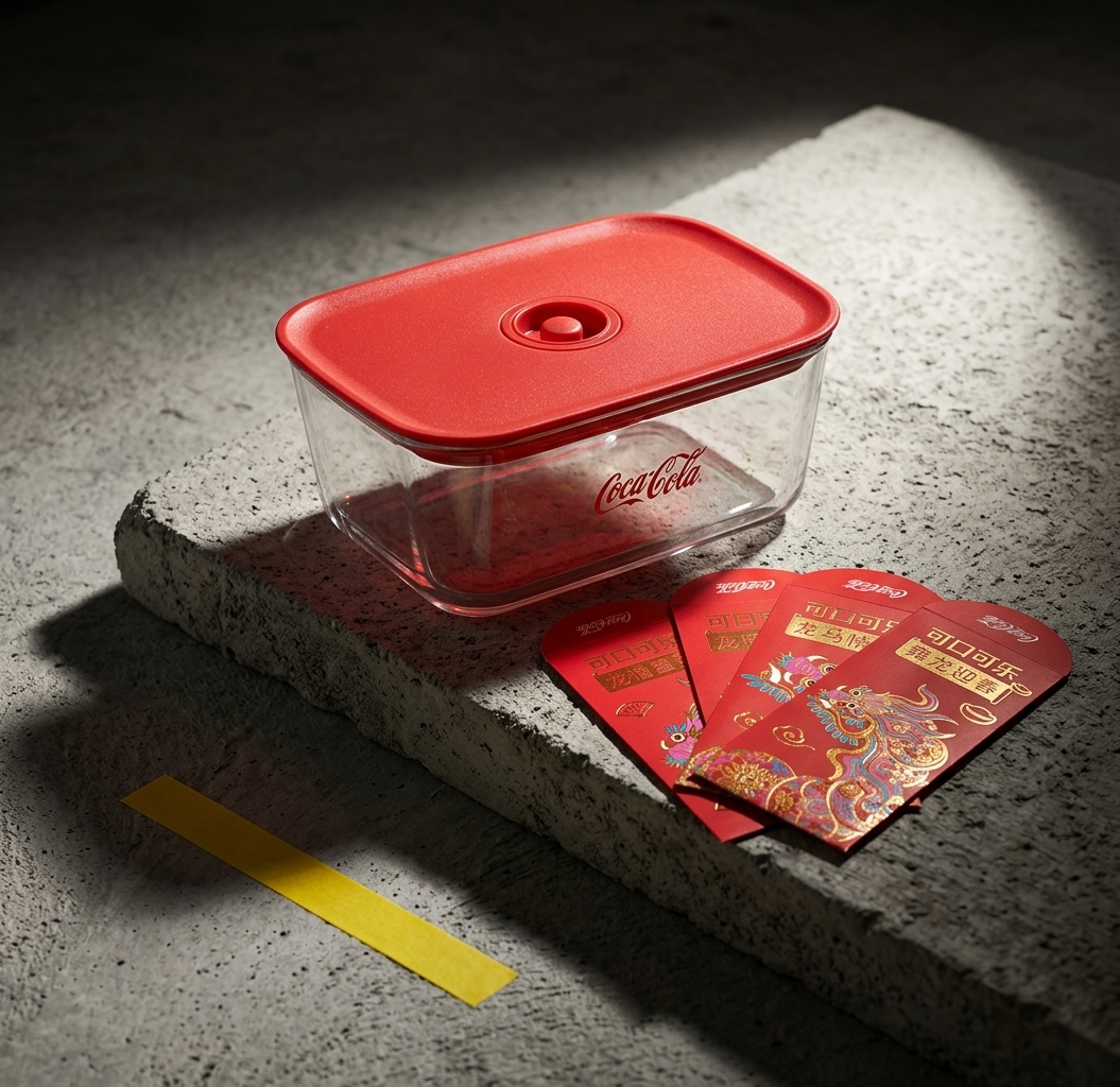 Chinese New Year gift-with-purchase campaign produced for Coca-Cola across MY, SG, and BR by SOS Station
